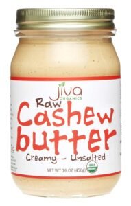 low carb and keto friendly cashew cashew butter 
