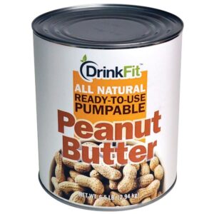 DrinkFit Peanut Butter | Creamy Natural Peanut Butter, Smoothie Mix 