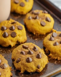 Keto Pumpkin Chocolate Chip Cookies
