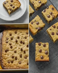 keto chocolate chip cookie bars